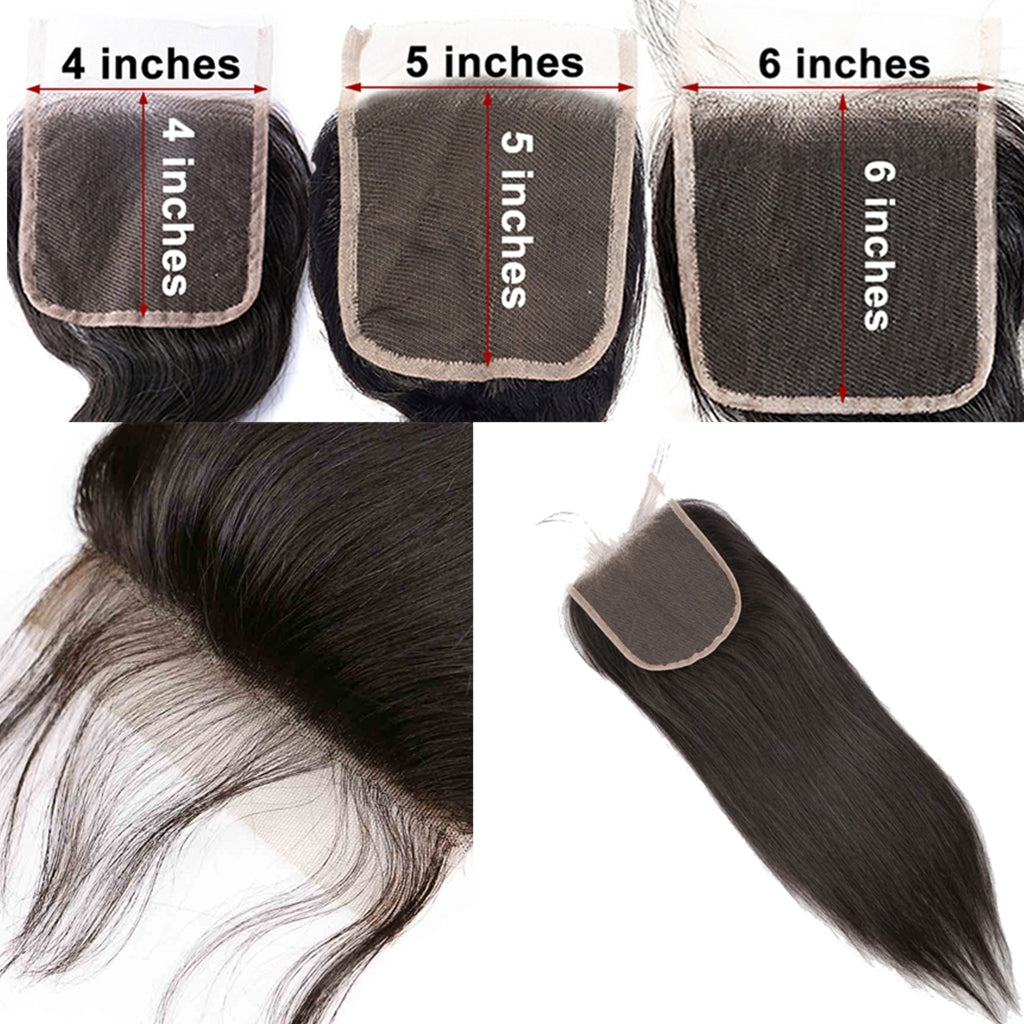10A-BRAZILIAN-straight-Transparent-lace-4x4-5x5-6x6-lace-closure-swiss-lace-free-part-closure-with-baby-hair