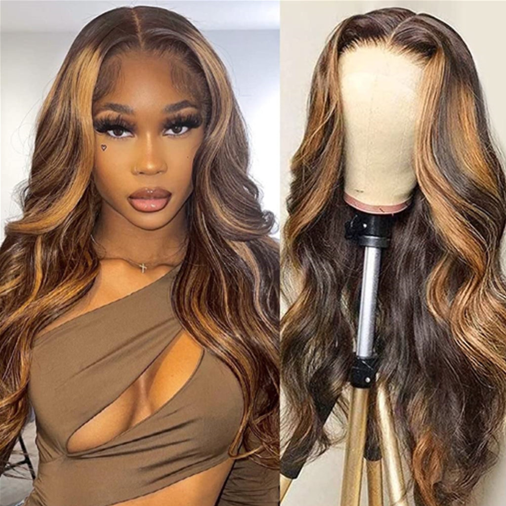 Highlight-ombre-hair-4x4-lace-closure-wig-BODY-WAVE-human-hair-wigs