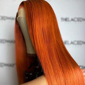 Ginger Straight 13x4 Transparent Lace Frontal Wig